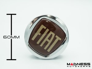 Center Wheel Caps - FIAT Badge - 60mm